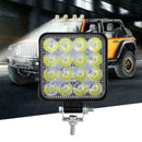 48W 16LED Work Light Flood Beam Bar Car ATV Off-Road Driving Fog-Lamps 12V/ Y4I8
