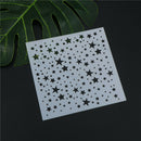 star layering stencils diy scrapbooking album masking painting template BSES