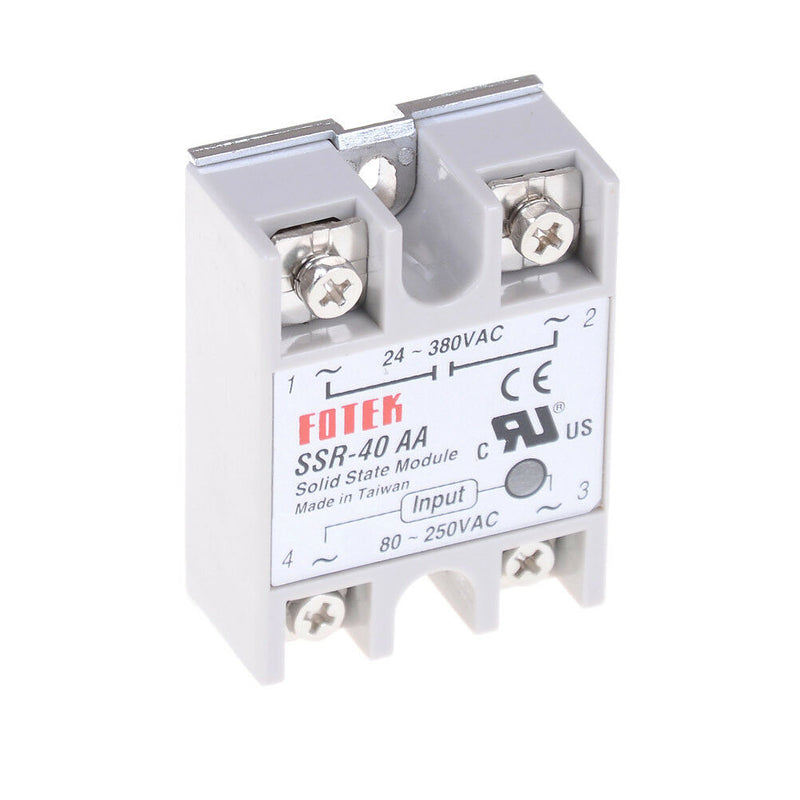 Solid State Relay SSR-40AA 40A AC Relais 80-250V TO 24-380VAC AC SSR ATAUB.AU