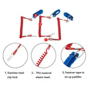 3 Paddle Leash Stand Up Paddle with Foot Strap Carabiner Surfboard Leash