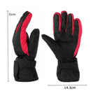 Winter outdoor sports waterproof skiing men and women gloves G3I7 electric R0U1