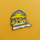 Creative Dog Reading Book Brooch Animal Badge Jacket Clothing Backpack Pins A