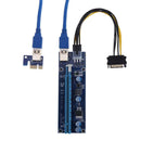 009S PCI-E 1x to 16x Adapter Graphic Card Extender Card for ETH BTC Mining