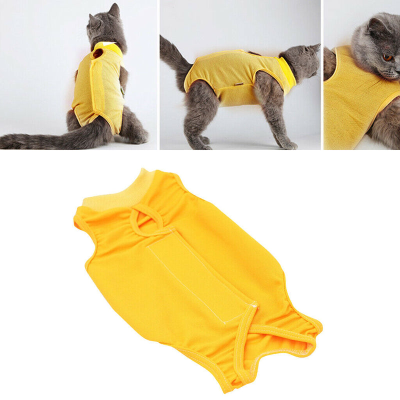 2Pcs After Shaving Daily Wear Recovery Suit for Cat Dog Pet Clothes ( Blue &