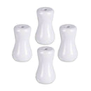 White Braided Lift Shade Cord Wood Pendant for Aluminum Blind Shade