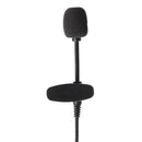 3.5mm Mini Studio Speech Microphone Adjustable Lapel Mic for PC Notebook