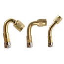 3X Car Bike Motor Wheel 45/90/135Degree Angle Tire Tyre Valve Adaptor Extension.