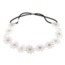 Daisy Hairband Headband Wedding Festival Elastic Flower Floral Hair Garland