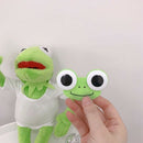 Contact Lens Case 3 Pcs Green Plastic Contact Lens Holder Portable Cartoon  L7W7
