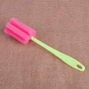 2pcs Sponge Brush Bottle Cup Glass Mug Washing Cleaning Kitchen Cleaner Tool  9"