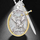 Round Shield Necklace Pendant Necklace