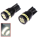 2X T10 3014 57SMD 24 LED Car CANBUS Error Free Wedge Light Bulb Wh FmTEUS
