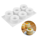 White Silicone Mold Tray for DIY Chocolate, Cake, Jelly, Pudding, Cupcake