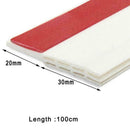 Adhesive Under Door Sweep Weather Stripping Rubber Seal Bottom Strip D7P9 T5R5