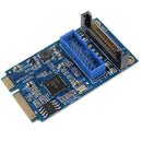 Motherboard Mini PCI Express to Dual USB 3.0 19-pin Expansion Card Adapter PCI-E