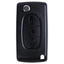 Entry Key Remote Fob Shell Case 3 Button for CITROEN C2 C3 Peugeot