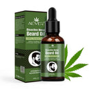 Aliver Beard Growth Hemp Oil 100% Natural Organic Face Beard Oil Soften Hai