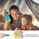 Mini Projector Flashlight Torch Educational Light-up Toys for Children Kids Gift