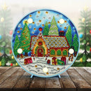 DIY Special Shaped Diamond Painting Xmas Tree Light Embroidery Home Decor