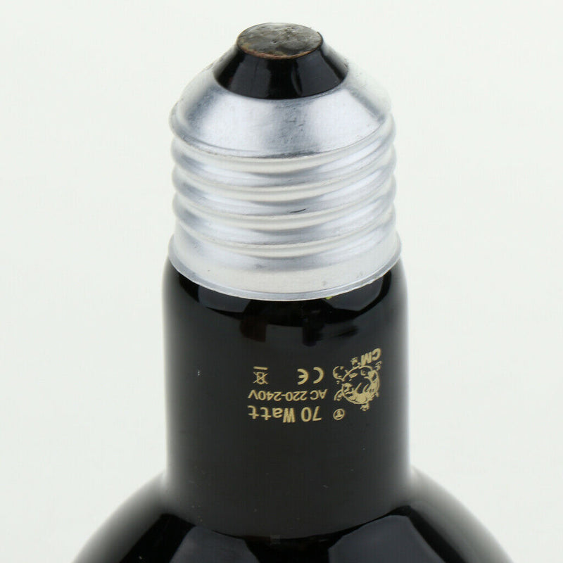 E27 Pet Reptile Breeding Infrared Ceramic Heater Light Lamp Bulb 70W