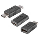 3pcs Portable High Speed Mini Type C USB 3.1 M/M F/F M/F Converter USB-C Adapter