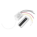 2 Relay ON/OFF 220V Smart Digital Wall Lamp Light Wireless Remote Control Switch