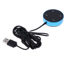 USB Handsfree Wireless Bluetooth Car FM Transmitter and Receiver kit(Blue) A