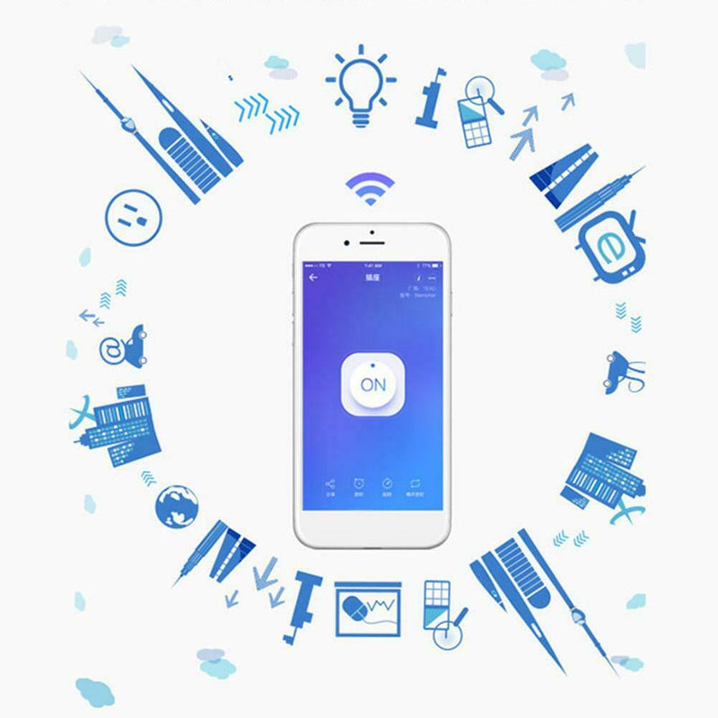 Wireless WiFi Smart Wall Timer Switch Module Work for Alexa Google Home