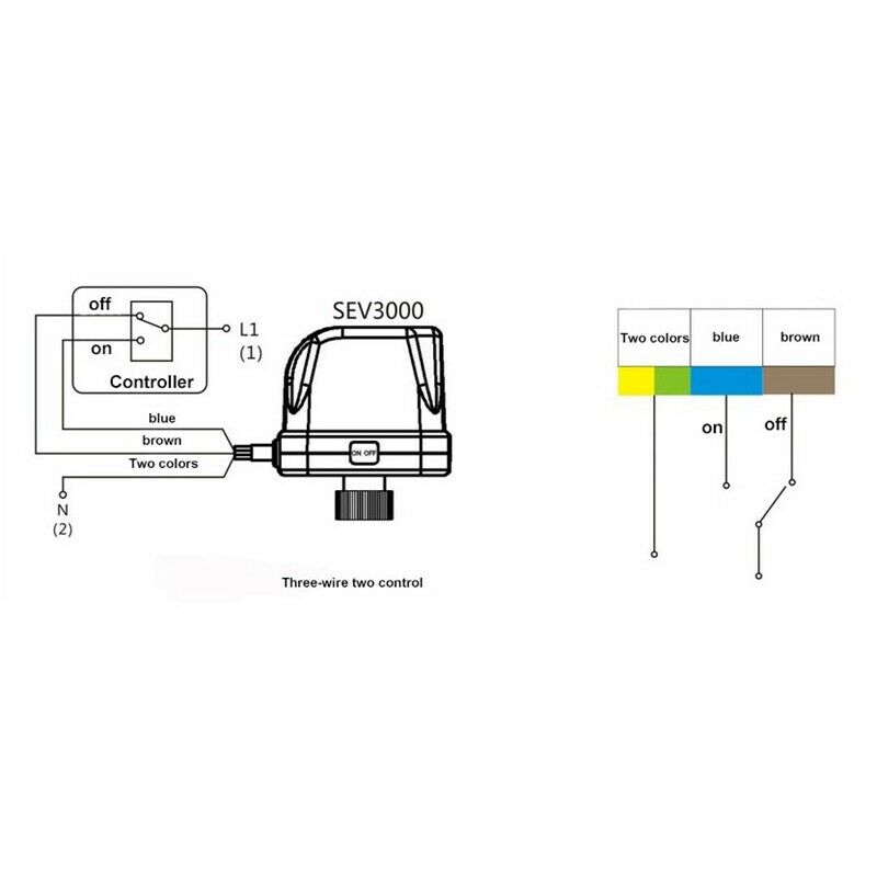 24V Dn15 Electric Two-Way Valve Three-Wire Two-Control One-Control Mini Ele J7H3