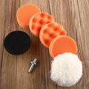 7pcs/set Polishing Waxing Buffing Pad Sponge Kit Set for Car Polisher Buffer New