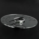 Circular Transparent Outdoor Window Thermometer Temperature Weather Station