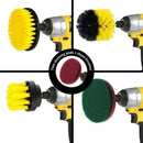 2X(Drill Brush & Scrub Pads, Power Drill Scrub Brush Attachments with Drill
