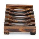 Wood Kitchen Bathroom Sponge Soap Dish Plate Box Holder Container Shelf,Siz