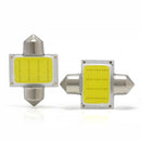 Hot 2pcs White 12smd 31mm COB LED DE3175 Bulbs For Car Interior Dome Map Lights