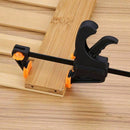 Plastic F Clamps Set 4-Piece, 100mm 4 inch Bar F Clamps Clip Grip Quick Rat