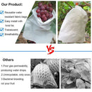 100Pcs Fruit Protection Bag, Non-Woven Net Barrier Bag Garden Plant Flower