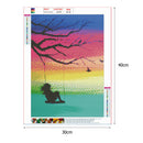 5D DIY Full Drill Diamond Painting Tree Embroidery Mosaic Craft Kit (LD100)