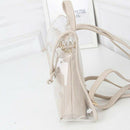 Women's 2 in 1 Clear Fashion Backpack Transparent Travel Beach Shoulder Han