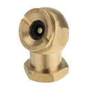 1/4" NPT Golden Tyre Inflator Valve Connector Air Chuck Ball Tire Clip Lock-OZ