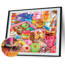 Colorful Donuts Full Drill Diamond Painting 5D Mosaic Picture Home Decor