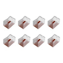 Chair Leg Floor Protectors Rectangular Fit Length 39mm-48mm & Width 24mm-31 W4T6
