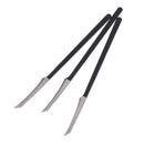 1Pc foot file cuticle pusher dead skin fork callus remover manicure pedicure OZ