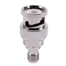 Metal BNC Male to SMA Female Plug Coaxial Connector Converter Adapter Y9Y8