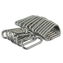 20pcs Camping Carabiner Buckle Quick Release Snap Hook Keychain Key Ring Clip