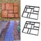 2pcs Path Maker Mould Paving DIY Lawn Concrete Paving Garden Path Molds