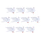 10 Packs of Realistic Feathered Pigeon Doves Animal Birds Ornament Decoration