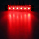 10 x 12V 6 LED Side Front Marker Indicators Lights Lamp Truck Trailer Red Color