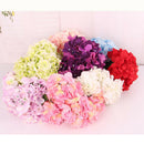 Flesh Pink Artificial Flowers Silk Hydrangea Home Office Garden Decoration