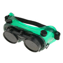 Welding Cutting Welders Safety Goggles Glasses Flip Up Dark Green Lenses