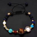 Universe Planets Bead Bracelet Natural Stone Bangle Women Jewelry (Style 4) A
